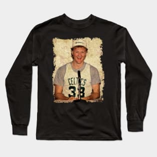 Never Forget When Larry Bird Dropped 60 and Turned The Opposing Hawks Bench Into Cheerleaders, 1986 Long Sleeve T-Shirt